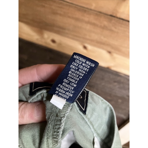 Men's Green Cotton Shorts Saddlebred 42 Flat Front 42 Cotton - Picture 7 of 7